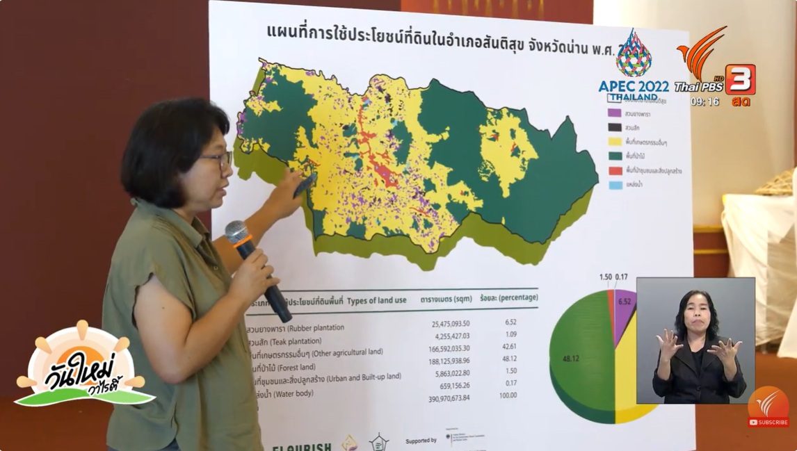 Thai PBS: ฟื้นฟูป่าไม้ จ.น่าน สู่การพัฒนาเศรษฐกิจอย่างยั่งยืน | ประเด็นสังคม | วันใหม่วาไรตี้ | 14 พ.ย. 65